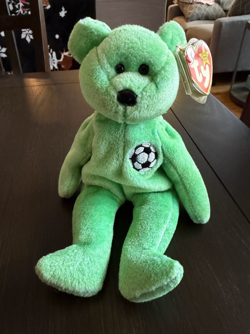 Ty Beanie Babies Soccer Bear